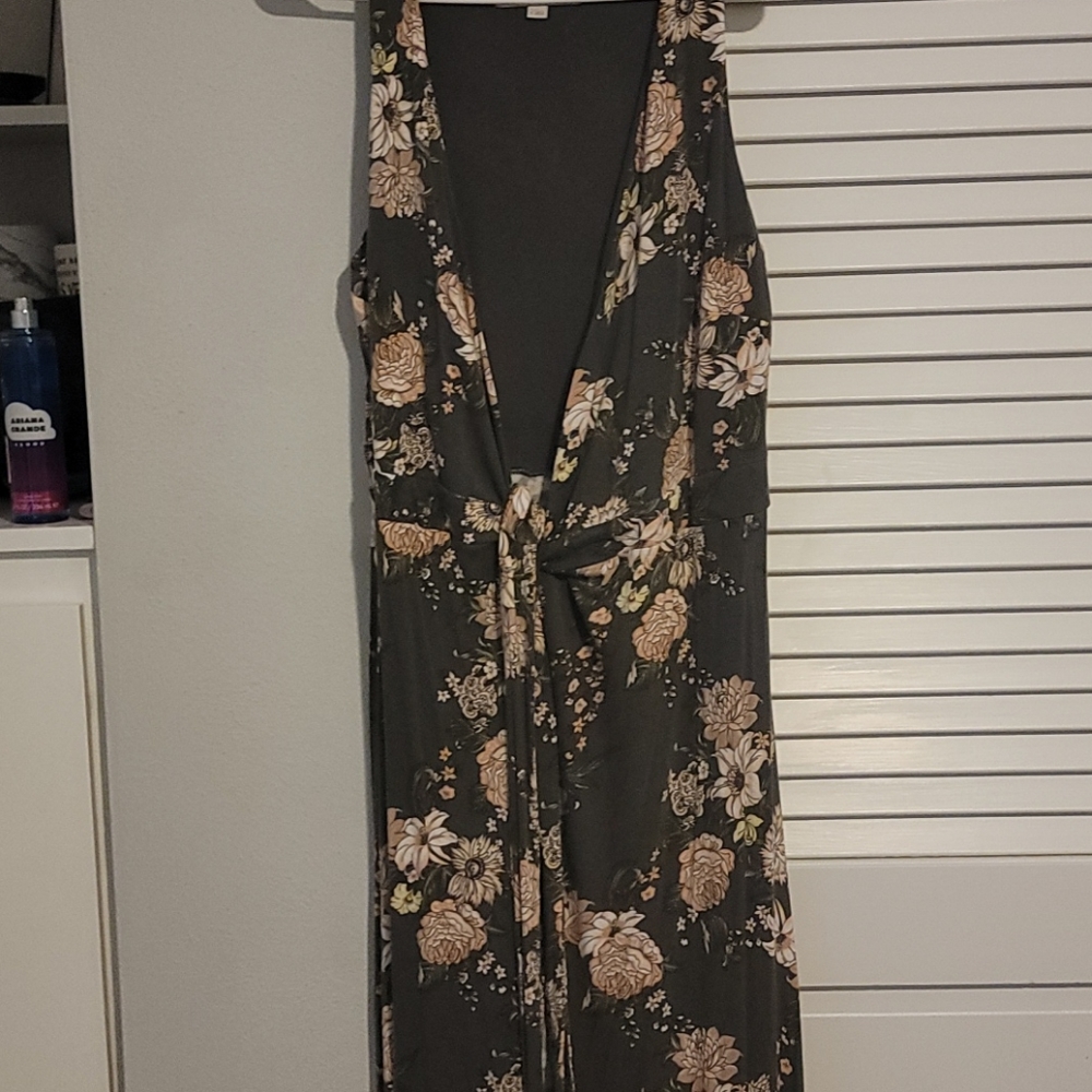 Loft front tie dress